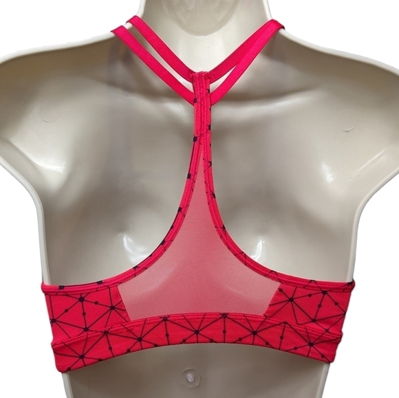 Victoria's Secret VSX Spider Web Pattern  Racerback Sport Bra Sz XS - Picture 2 of 5
